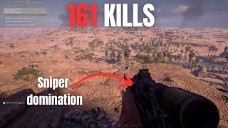 161 KILL Sniper Gameplay in HELL LET LOOSE - full match