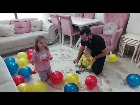 ÖYKÜ BABASIYLA BALON PATLATIYORR #youtube #video #happy #birthday