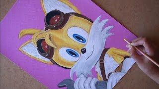 Drawing Tails from Sonic. Soft Pastel.(This Speed Drawing video shows How to Draw Tails Cartoon Character from Sonic. Drawing Soft Pastel and other Art Materials. Art Time Lapse (Step by Step)., 2016-07-22T07:31:01.000Z)
