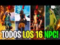 FORTNITE TODOS LOS PERSONAJES NPC TEMPORADA 3 CAPITULO 4