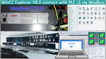 WinCC Explorer V8.0 connect with PLC LS via Modbus TCP IP