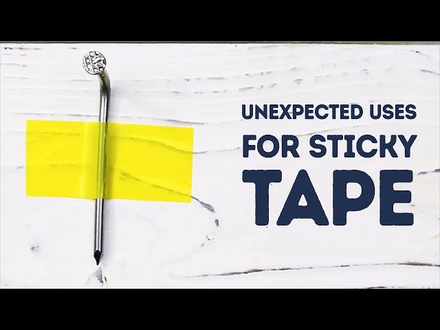 5 UNEXPECTED life hacks for sticky tape l 5-MINUTE CRAFTS class=