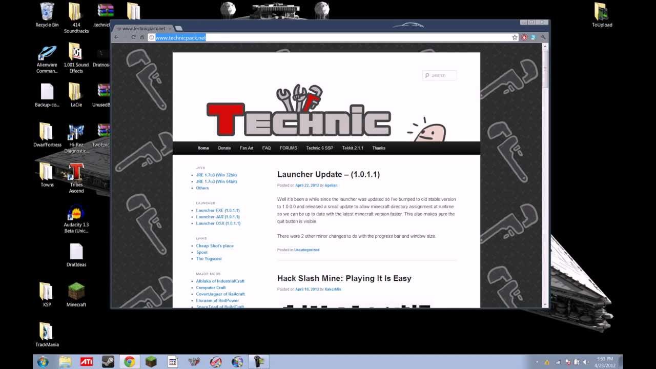 how to use technic launcher 2018