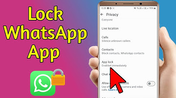 How to Lock WhatsApp without Installing Any App whatsapp (New 2025)