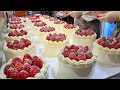 크리스마스에 1500개씩 팔린 케이크 성수동으로 딸기 케이크 먹으러 오세요 Amazing Trendy Strawberry Cake Korean Food 크리스마스에 1500개씩 팔린 케이크 성수동으로 딸기 케이크 먹으러 오세요 Amazing Trendy Strawberry Cake Korean Food