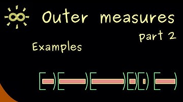 Measure Theory 21 | Outer measures - Part 2: Examples [dark version]
