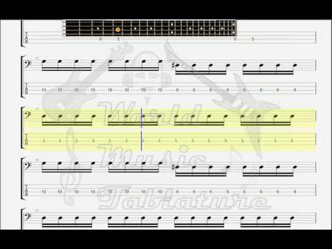 Deftones Bored Bass Guitar Tab Youtube
