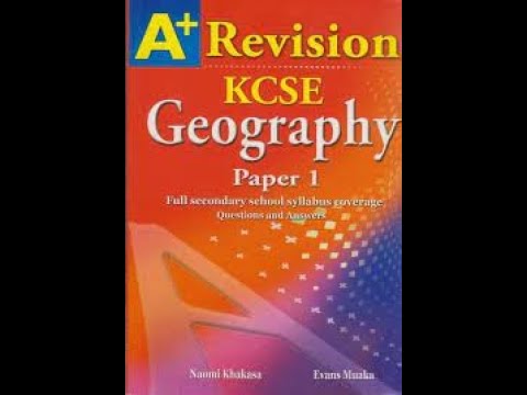 geography paper 1 topic list '' kcse