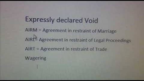 EDV Expressly Declared Void