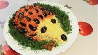 Салат с жареными грибами и курицей сыром! Салат с жареными грибами и курицей сыром!