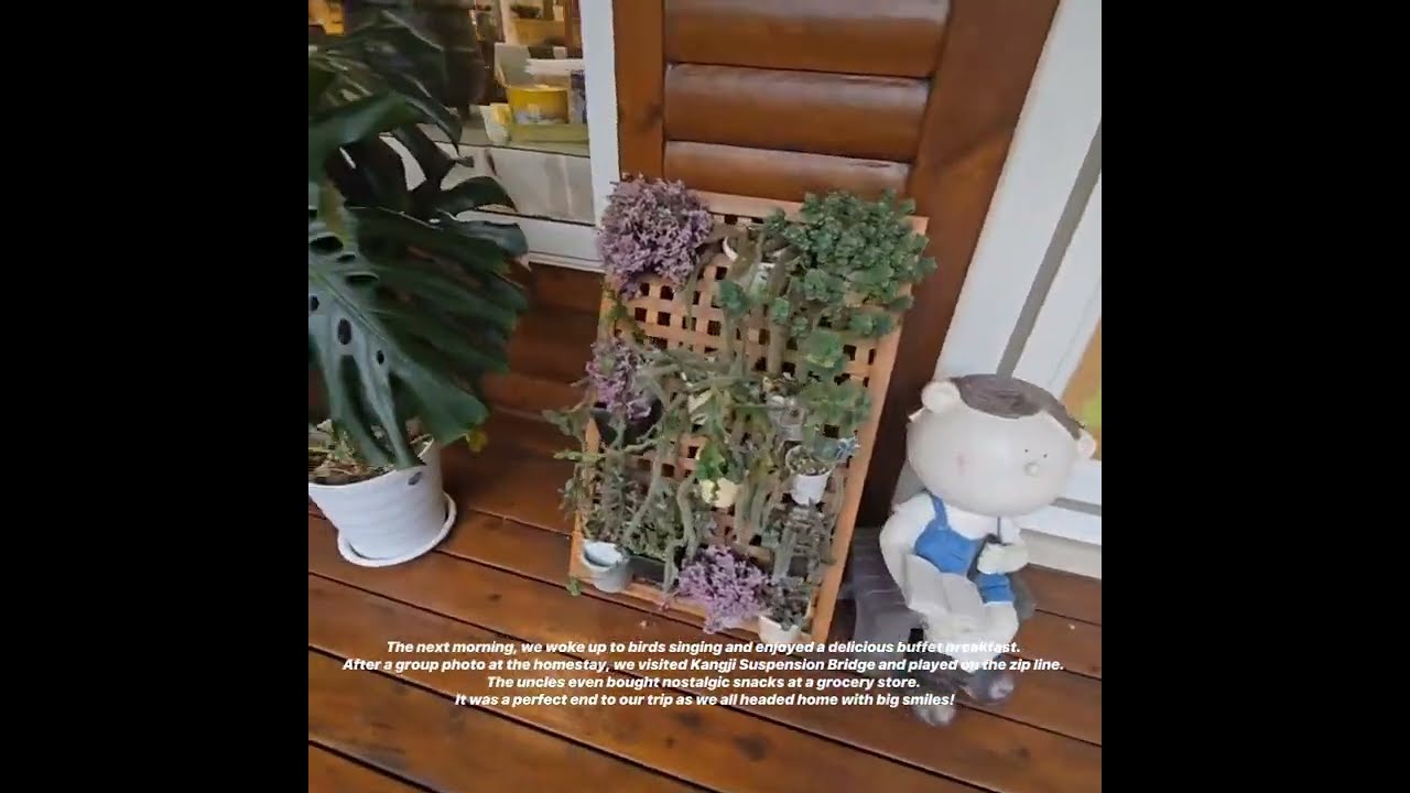 這間民宿我訂了快半年！南庄家族旅｜入住森林系小木屋民宿！吃遍老街、山城驚喜煙火、走吊橋 12人兩天一夜VLOG 🌸｜kallo慢慢拍