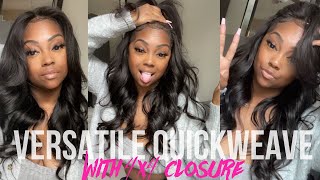 How To: Versatile quick weave install with 6X6 Closure | AliPearl Hair screenshot 5