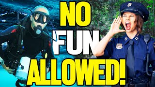 Diver Detained For Cleaning Up Trash from a River