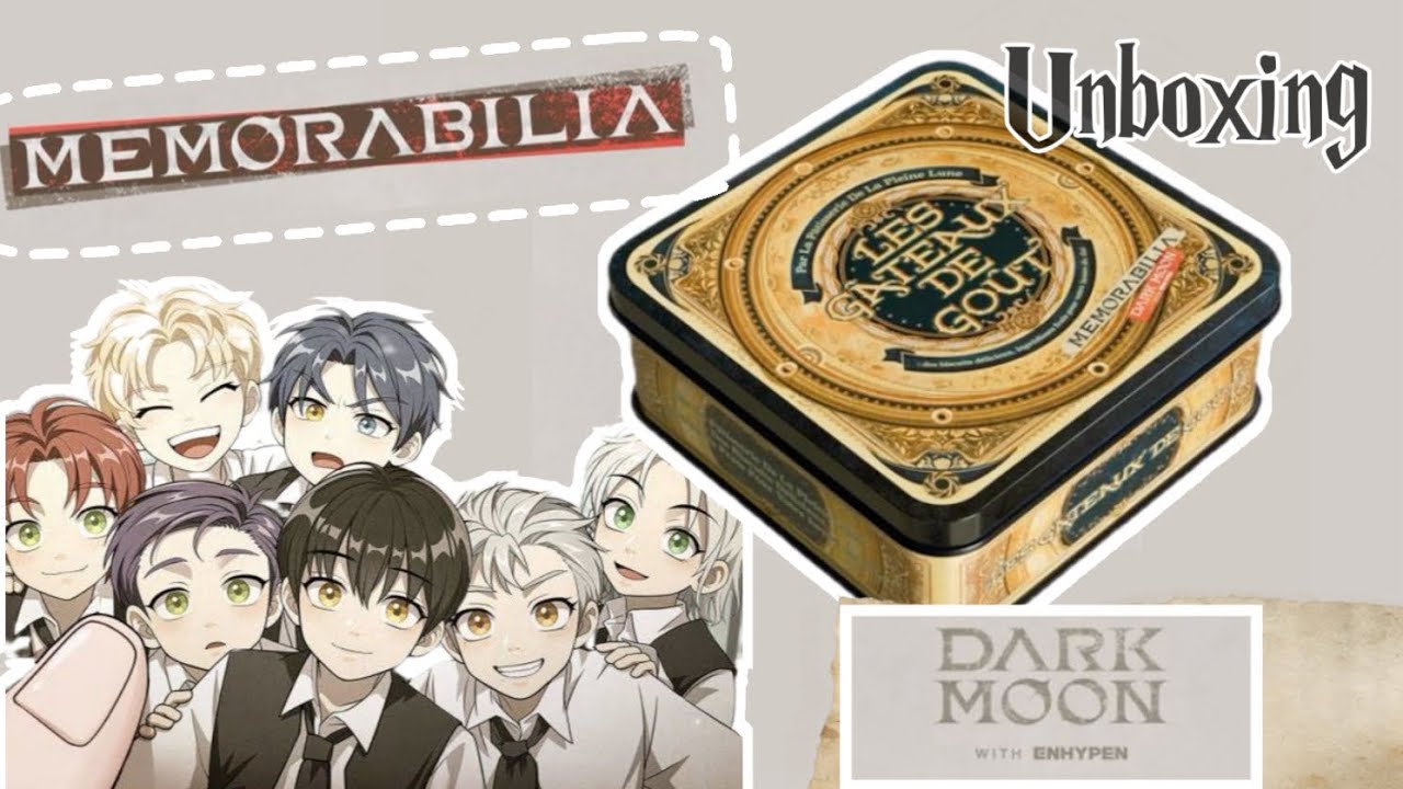 ENHYPEN - DARK MOON SPECIAL ALBUM [MEMORABILIA] Unboxing - YouTube