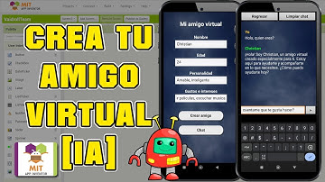 CÓMO CREAR UN AMIGO VIRTUAL CON INTELIGENCIA ARTIFICIAL EN MIT APP INVENTOR