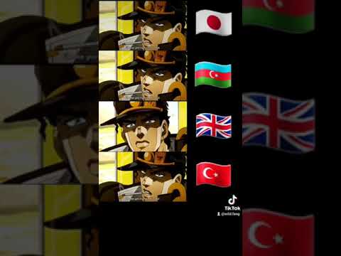 Jotaro in differen language \