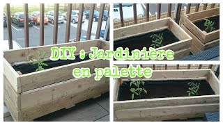 DIY : jardinière en palette