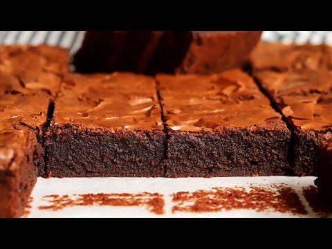 Scientifically Sweet Shiny Crust Brownies