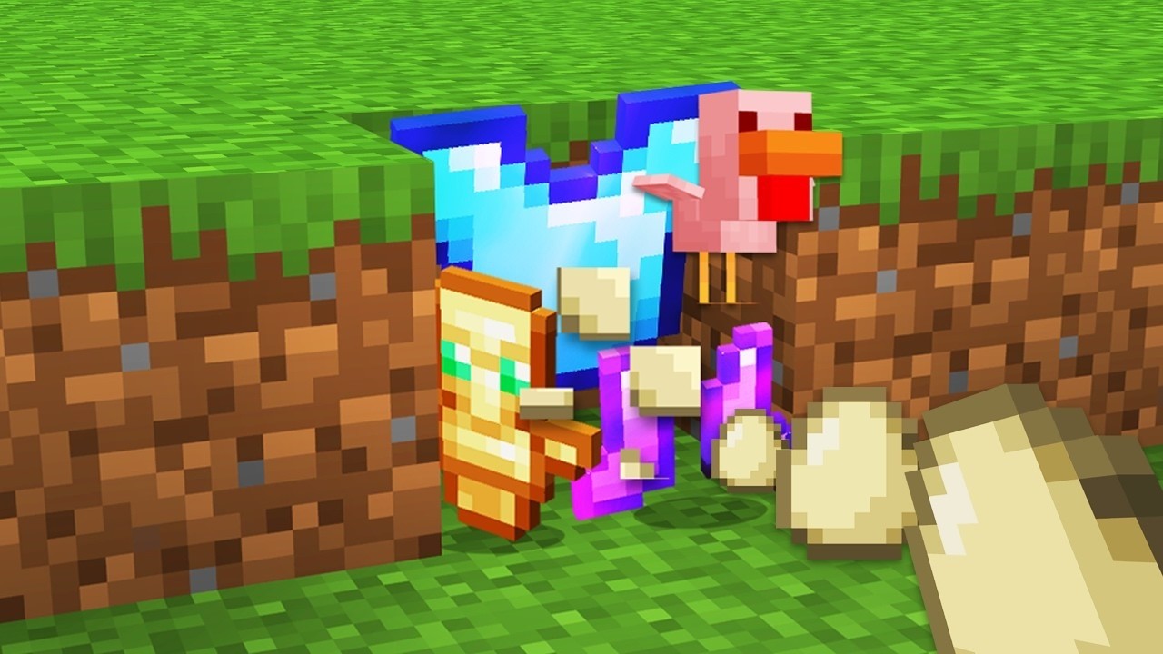 Minecraft, ale z vajec padajú OP itemy
