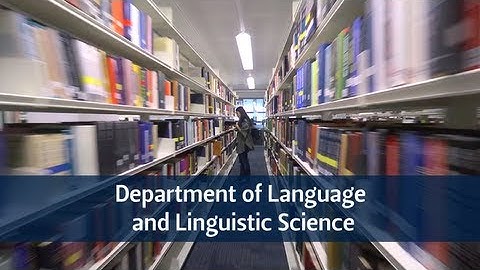 Department of Language and Linguistic Science