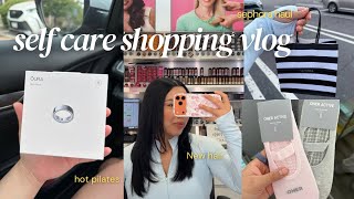 SELF CARE DAYS | 🫶🏻☀️buying an Oura ring, hot Pilates, Sephora haul, new matcha spot