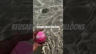 Amazon summer finds reusable water balloons kids activities #waterballon #amazonsummerfinds