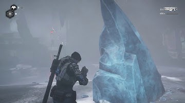 Gears 5 - Act 2-4 The Source of It All: Open Large Gate and Defeat The Swarm at Old COG Wall (2019)