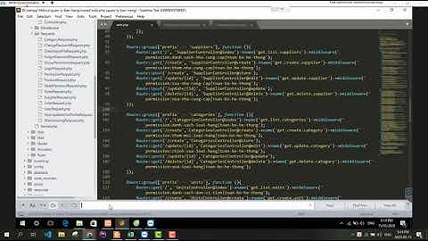 Hướng dẫn đọc hiểu source code đồ án tốt nghiệp - ứng dụng quản lý bán hàng Laravel Mysql  2020