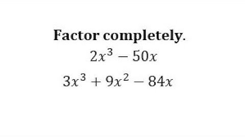 Factorizando un binomio y un trinomio con un factor común