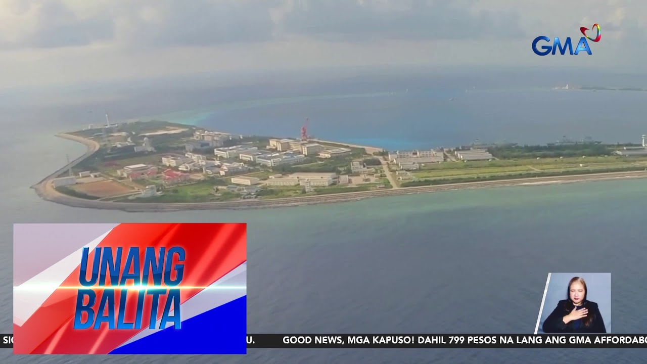 Malalaking gusali at runway ng eroplano na itinayo ng China, namataan sa Subi Reef | Unang Balita