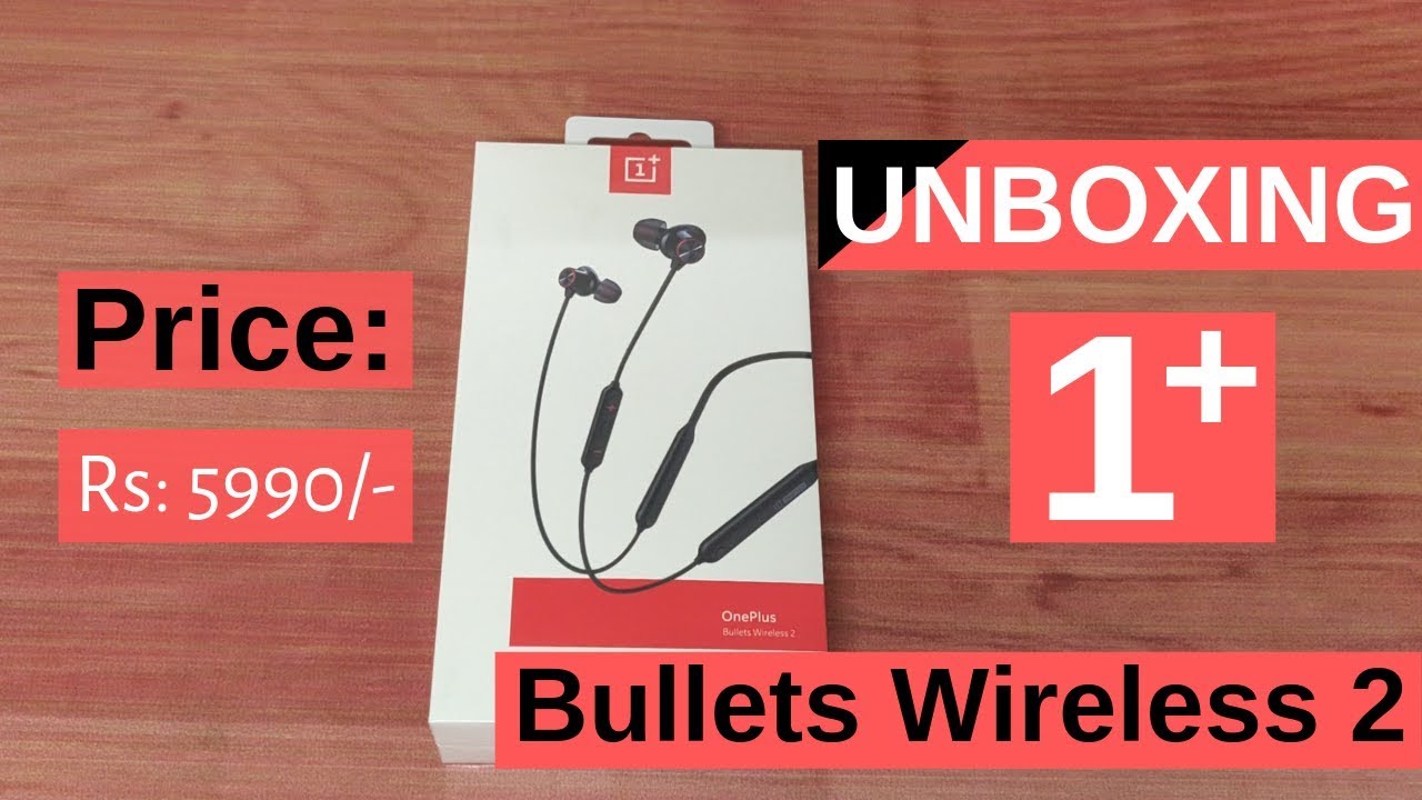 Oneplus Bullet Wireless 2 Headset | Black Colour | India 5990/- INR