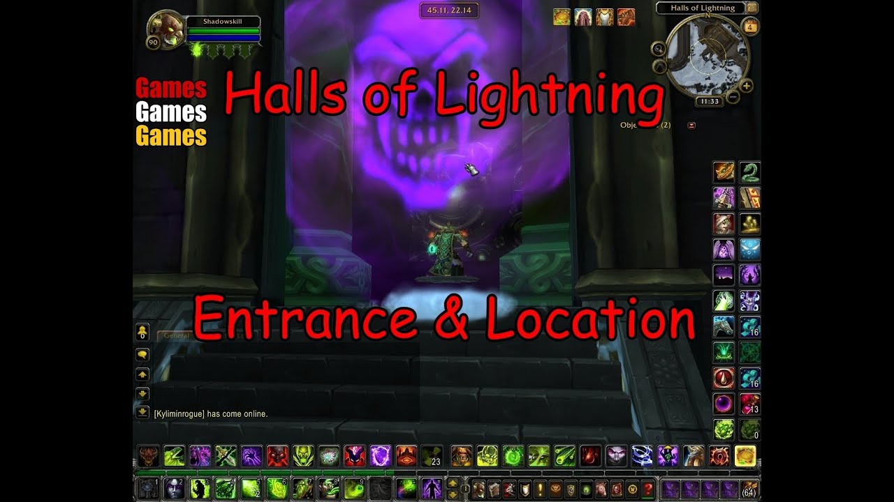 The Halls of Lightning Entrance & Location World of Warcraft Wrath of the  Lich King - YouTube