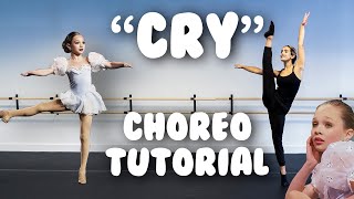 Learn Maddie Zieglers Cry Solo From Dance Moms- Full Dance Tutorial