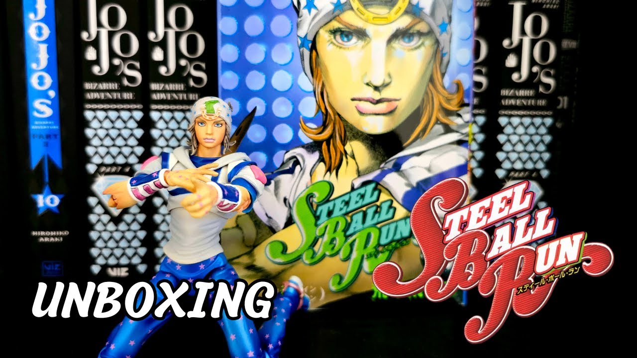 Johnny Joestar | JoJo's Bizarre Adventure | Super Action Statue UNBOXING