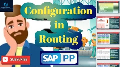SAP PP Routing configuration| Configuration of routing