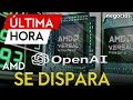 ÚLTIMA HORA | Open AI impulsa en bolsa a AMD: sube un 25% tras el anuncio de un acuerdo millonario
