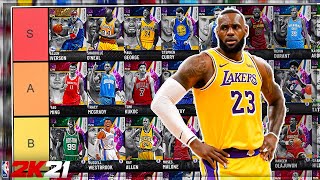 RANKING ALL OF THE INVINCIBLE CARDS IN NBA 2K21 MYTEAM 2K21 INVINCIBLE CARDS TIER LIST
