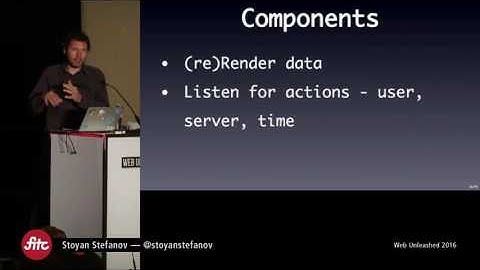 Stoyan Stefanov - Rebuilding Facebook Comments Plugin With React