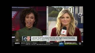 ESPN SAGE STEELE & LINDSEY THIRY 12 18 19