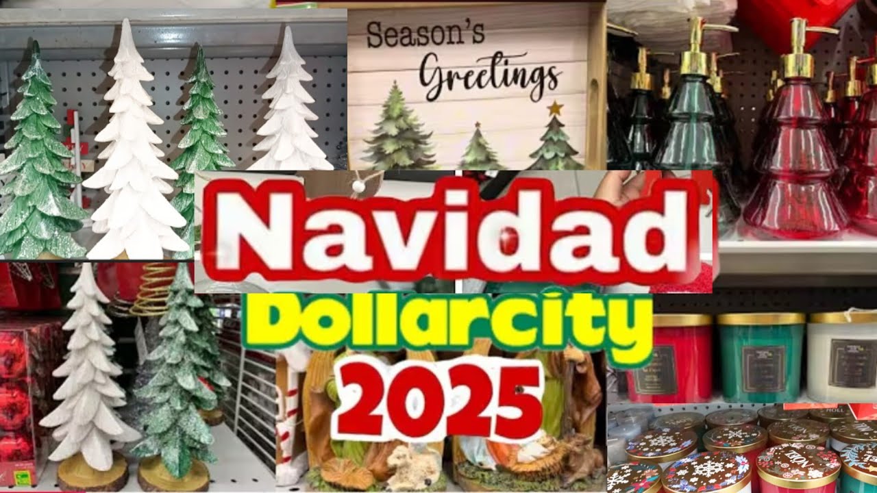 🌲 ya está aquí la navidad 2025 en dollarcity 🛍️ novedades