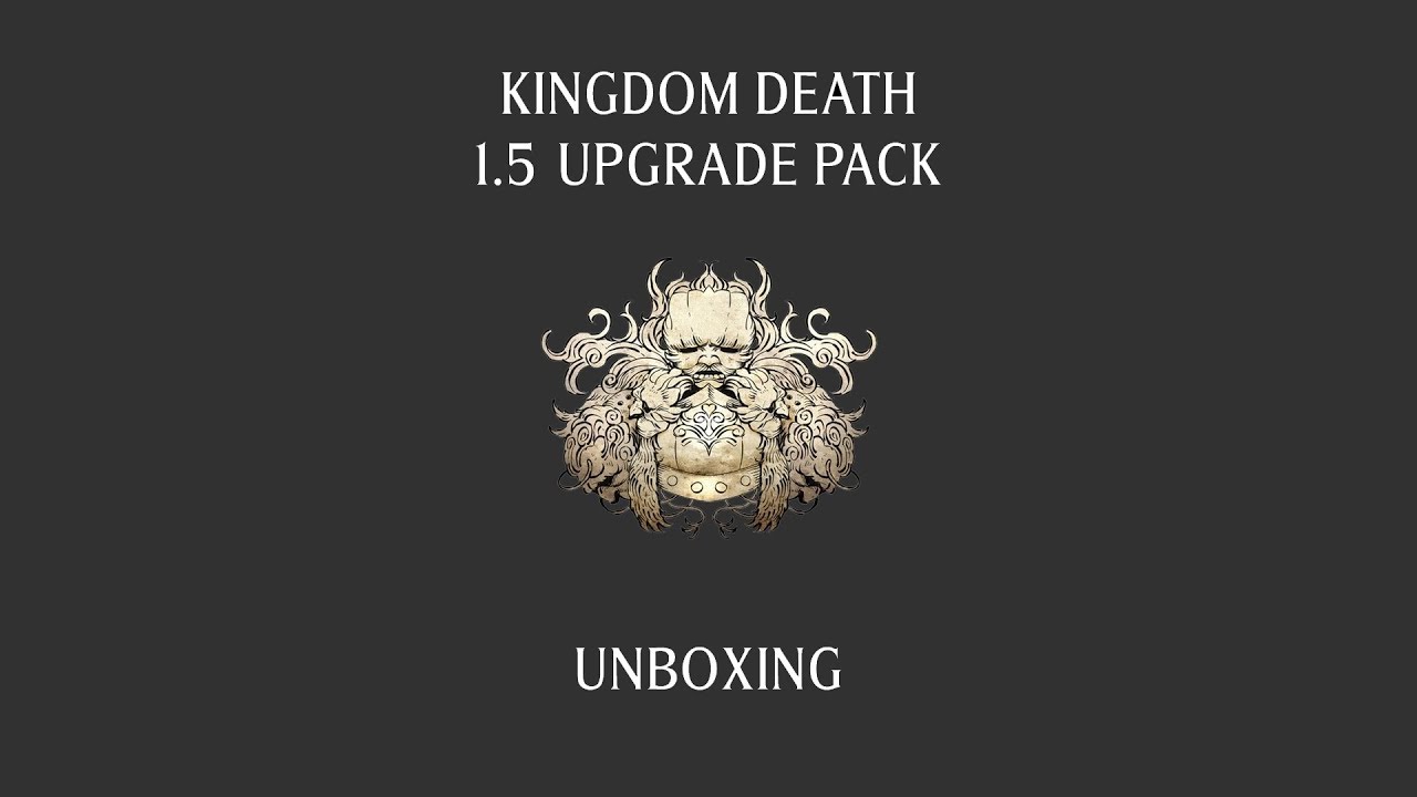 Kingdom Death Monster 1 5 Upgrade Kit Unboxing Youtube