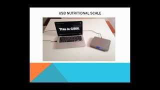 CS50 Final Project - Nutrition Scale