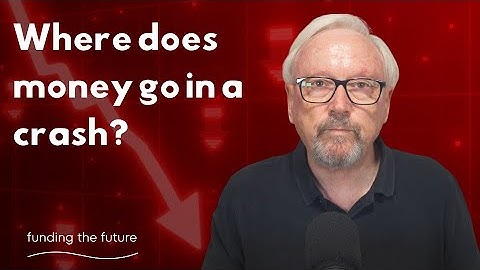 Where does the money lost in a crash go?