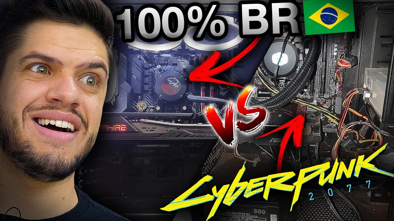 Os ASSUSTADORES PCs dos INSCRITOS: PC CYBERPUNK 2077 vs PC 100% BRASILEIRO - FRITANDO OS SETUPS
