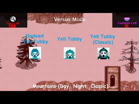 Slendytubbies 2D Revolution - Collect Mode  Mountains (Day, Night,  Classic) 