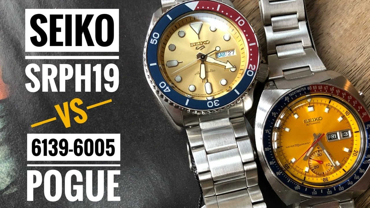 The SEIKO 5 SRPH19 pales in comparison to the “Pogue” - YouTube