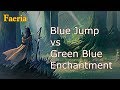 Faeria - Blue Jump vs Green Blue Enchantment (English)