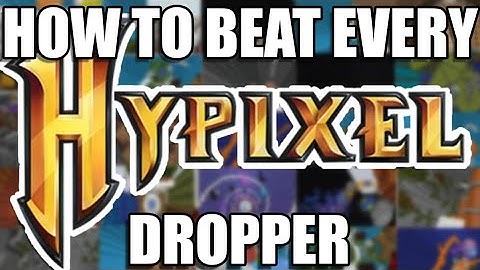 Hypixel Dropper, How to beat EVERY level!?!?