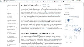 Spatial Data Science: Spatial Regression (spatial01 16)