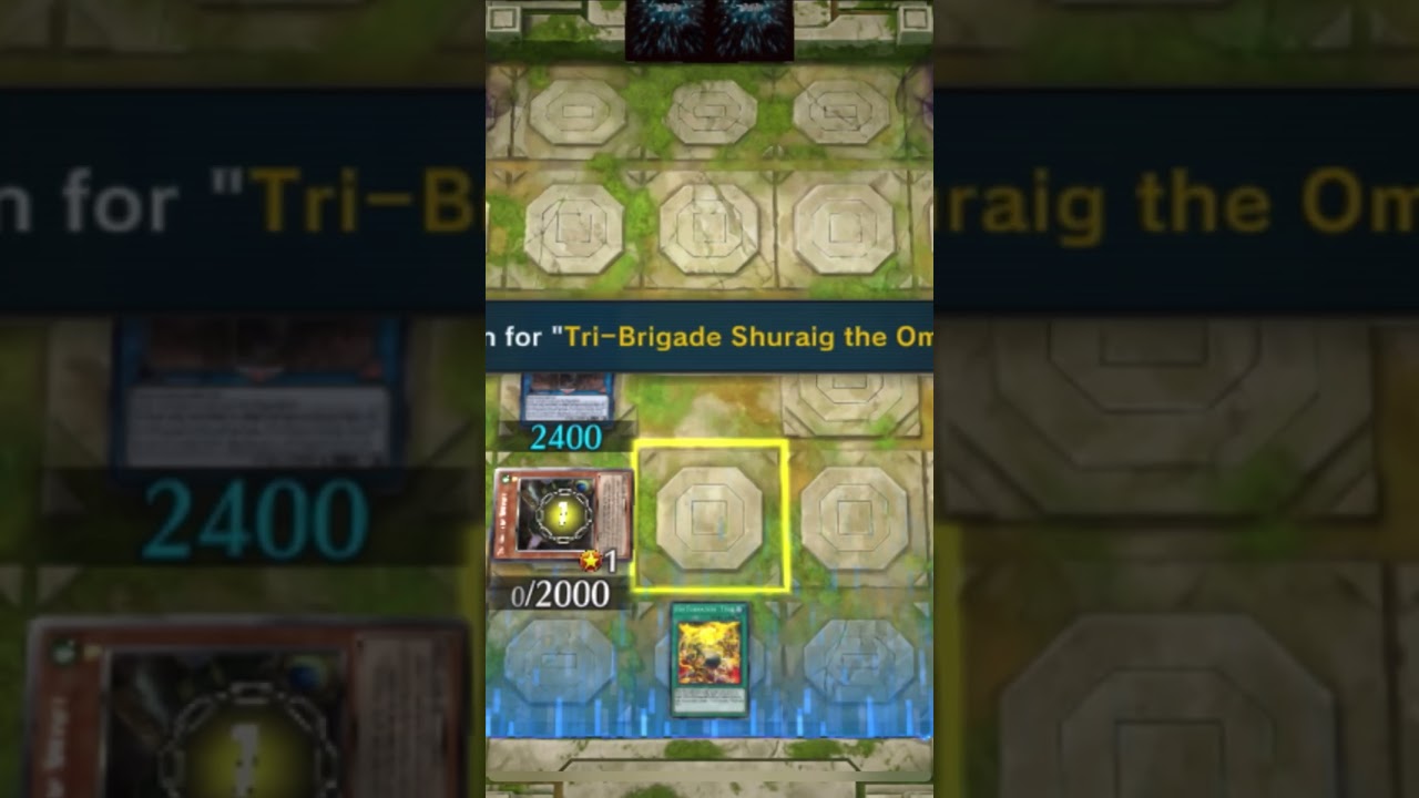 Yu-Gi-Oh! Master Duel:Tri-Brigade Shuraig the Ominous Omen-Animation